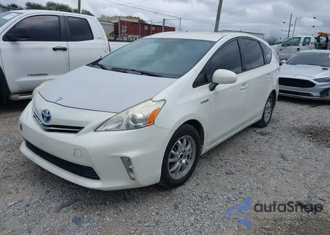 2012 Toyota Prius V Three from USA, damaged, VIN JTDZN3EU7C3101853